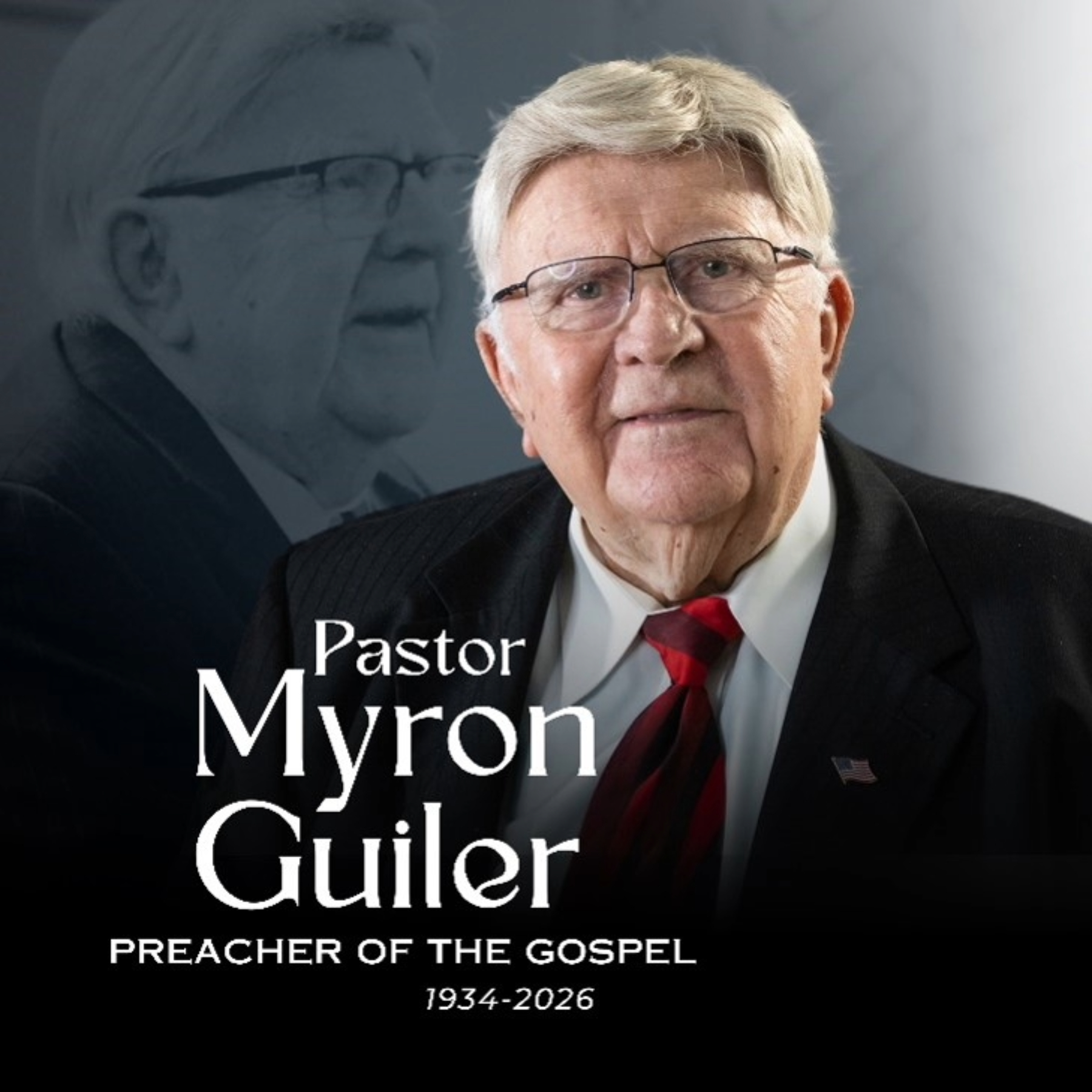 Portrait of Pastor Myron Kenneth Guiler